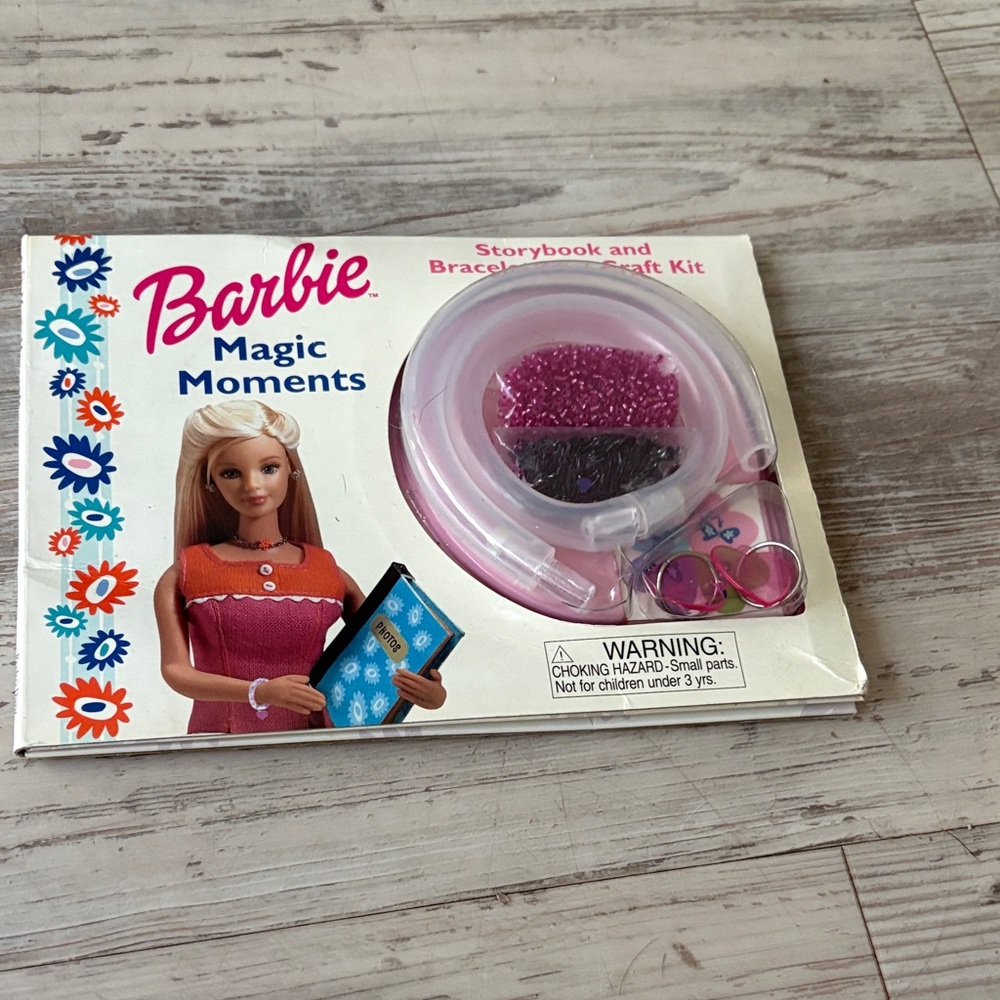 Barbie Magic Moments Storybook and Bracelet Mini Craft Kit VTG 2000 Mattel NEW
